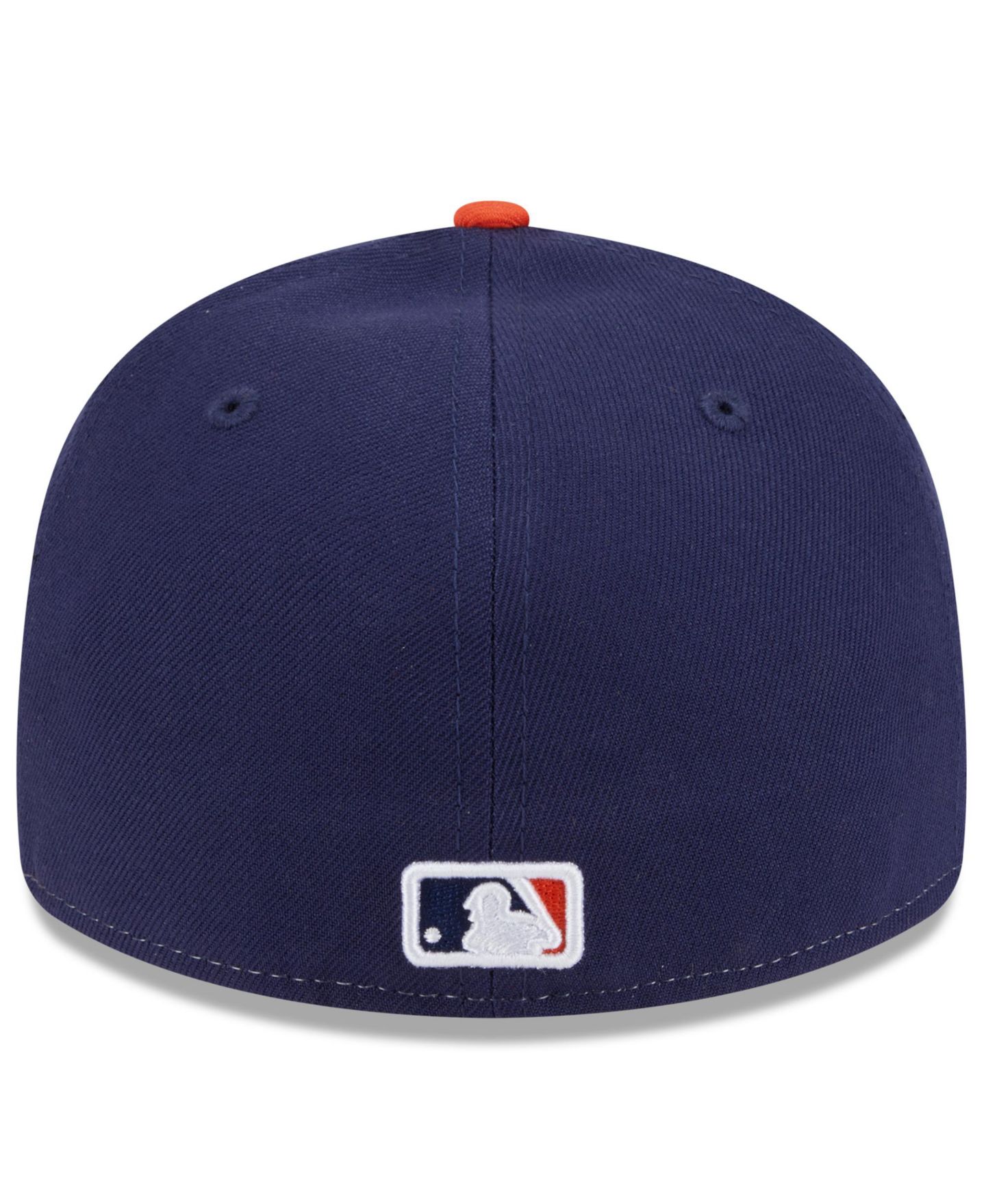 Мужская кепка New Era White/Navy Houston Astros 2025 City Connect Low Profile 58FIFTY Fitted Hat — фото 4