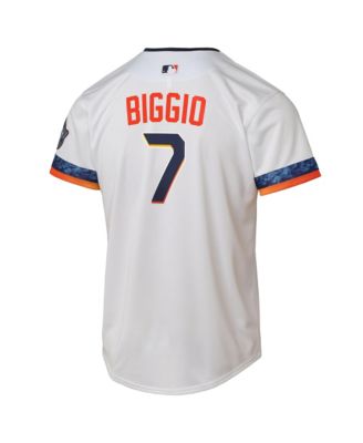 Big Boys and Girls Craig Biggio White Houston Astros 2025 City Connect Limited Player Jersey