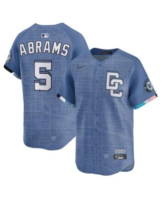 Nike - Men's C.J. Abrams Gray Washington Nationals 2025 City Connect Limited Player Jersey