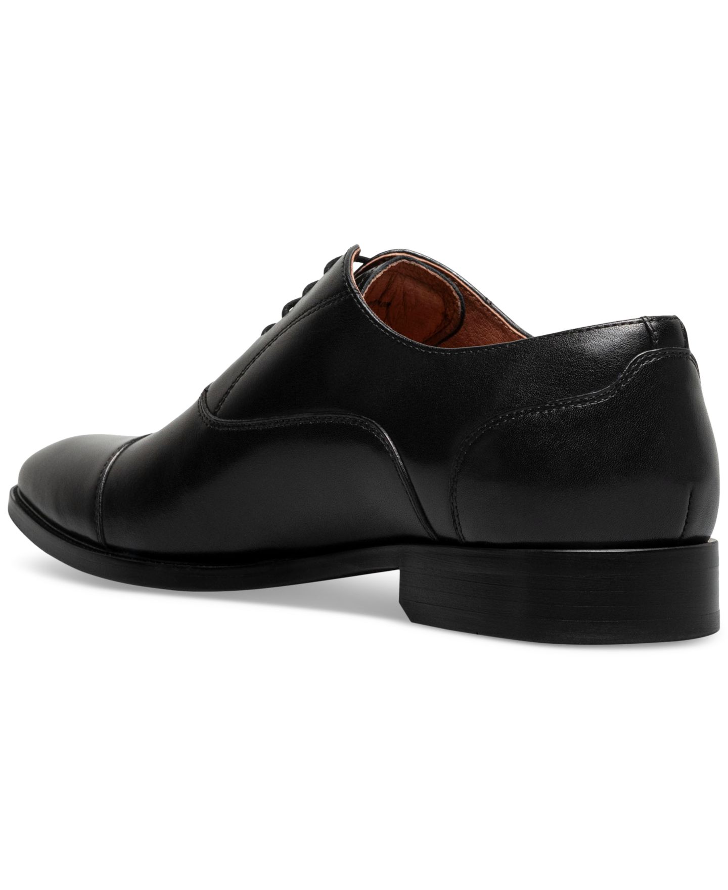 Мужские кроссовки Florsheim Men's Sorrello Cap Toe Balmoral Oxford Dress Shoe, цвет: Чёрный — фото 8