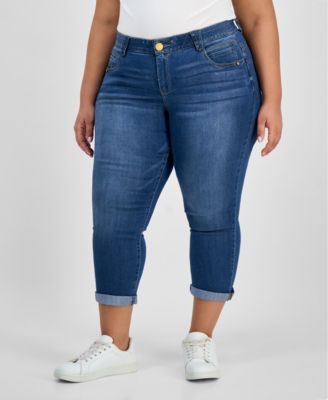 Trendy Plus Size AbSolution Ankle Skimmer Jeans