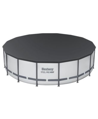 Steel Pro MAX 16'x48" Round Above Ground Swimming Pool with Pump & Cover