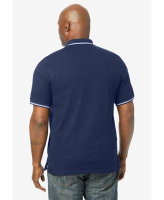 Big & Tall Double Tipped Polo