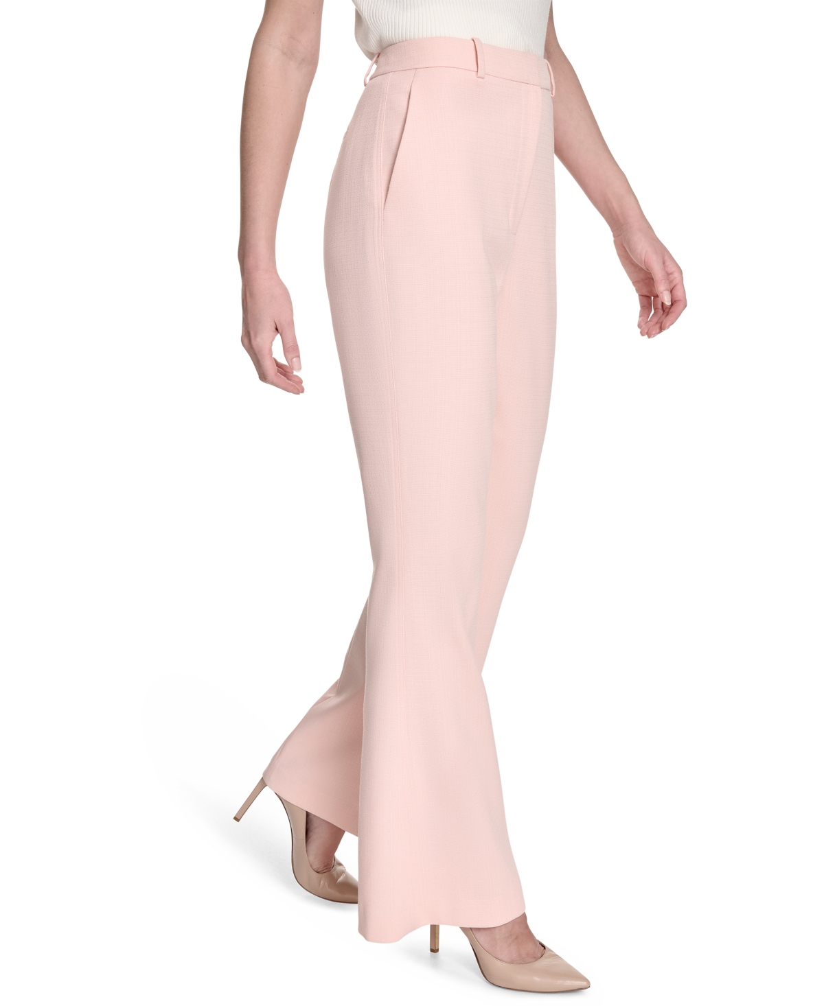 Shop Tommy Hilfiger Women's High Rise Flare-leg Pants