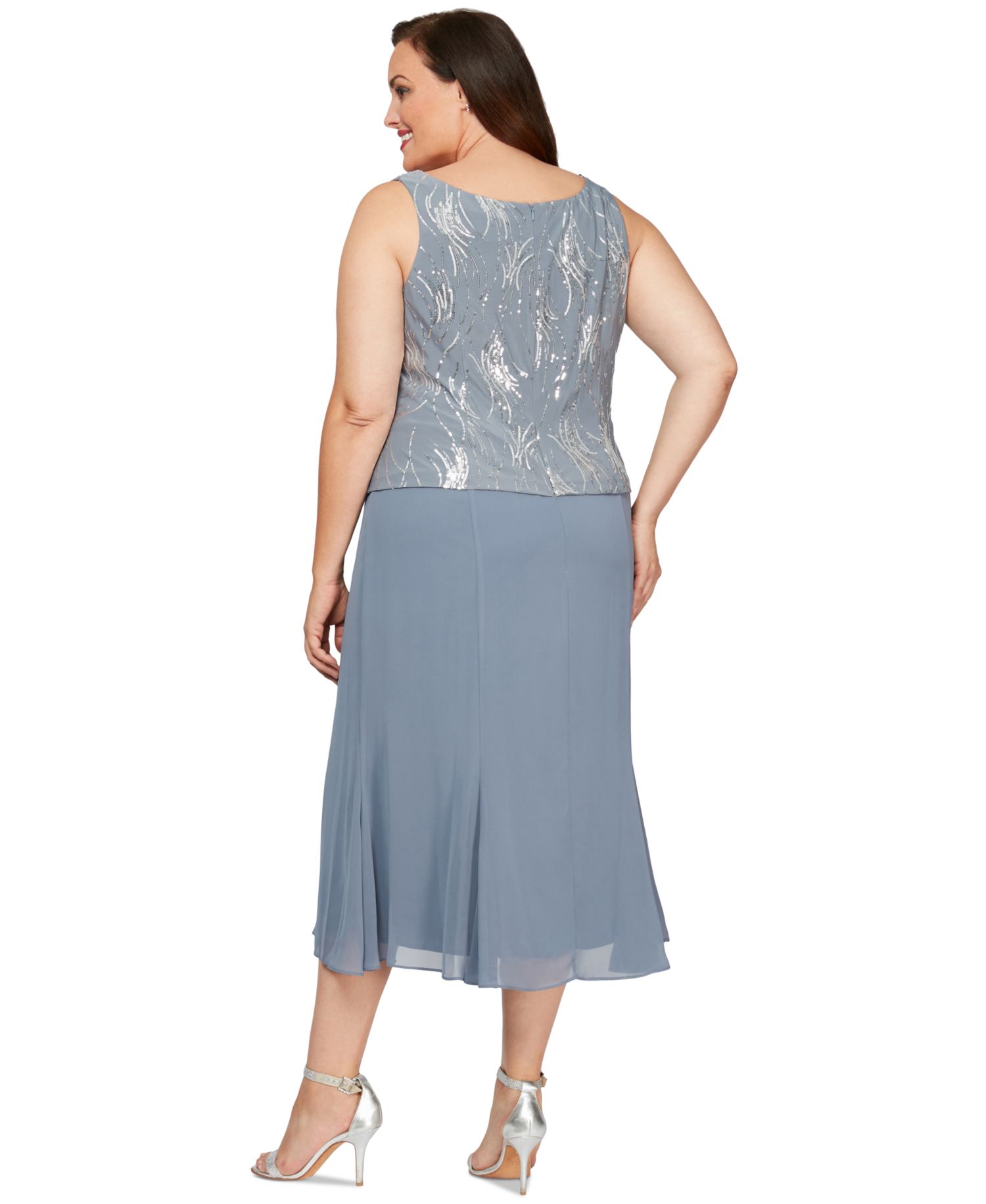 Petite 2-Pc. Embellished Jacket & A-Line Dress Set