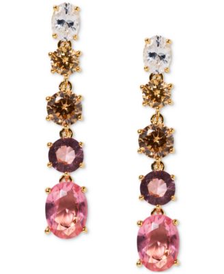 Stone Linear Drop Earrings, Exclusively at Macy's