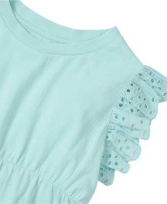 Girls Short Sleeve Peplum Top