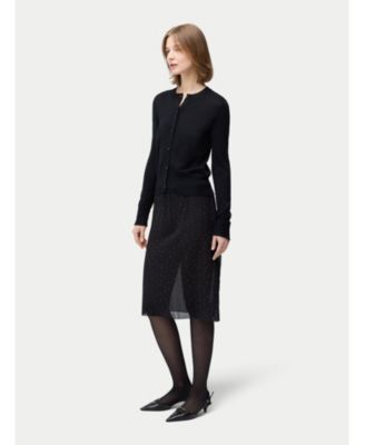 Women's Cashmere Silk Buttoned Cardigan