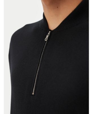 Men's Silk Cashmere Zip T-Shirt
