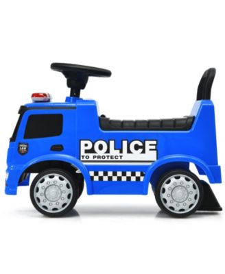 Mercedes-Benz Licensed Kids Ride-On Push Police Car with Horn and Siren Sounds