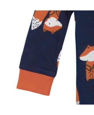 Toddler Boys 2-Pack Snug Fit Footed Cotton Pajamas