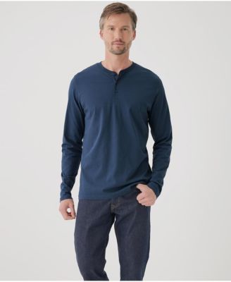 Men's Organic Cotton Softspun Long Sleeve Henley