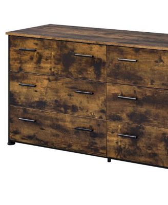 Double Dresser with 6 Drawers – Modern and Functional