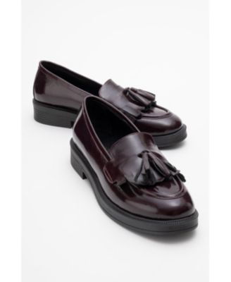 Milly Leather Tassel Loafers