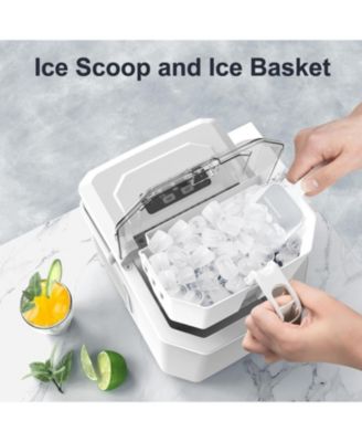Ice Sizes, with Scoop & Basket for Home/Office/Party
