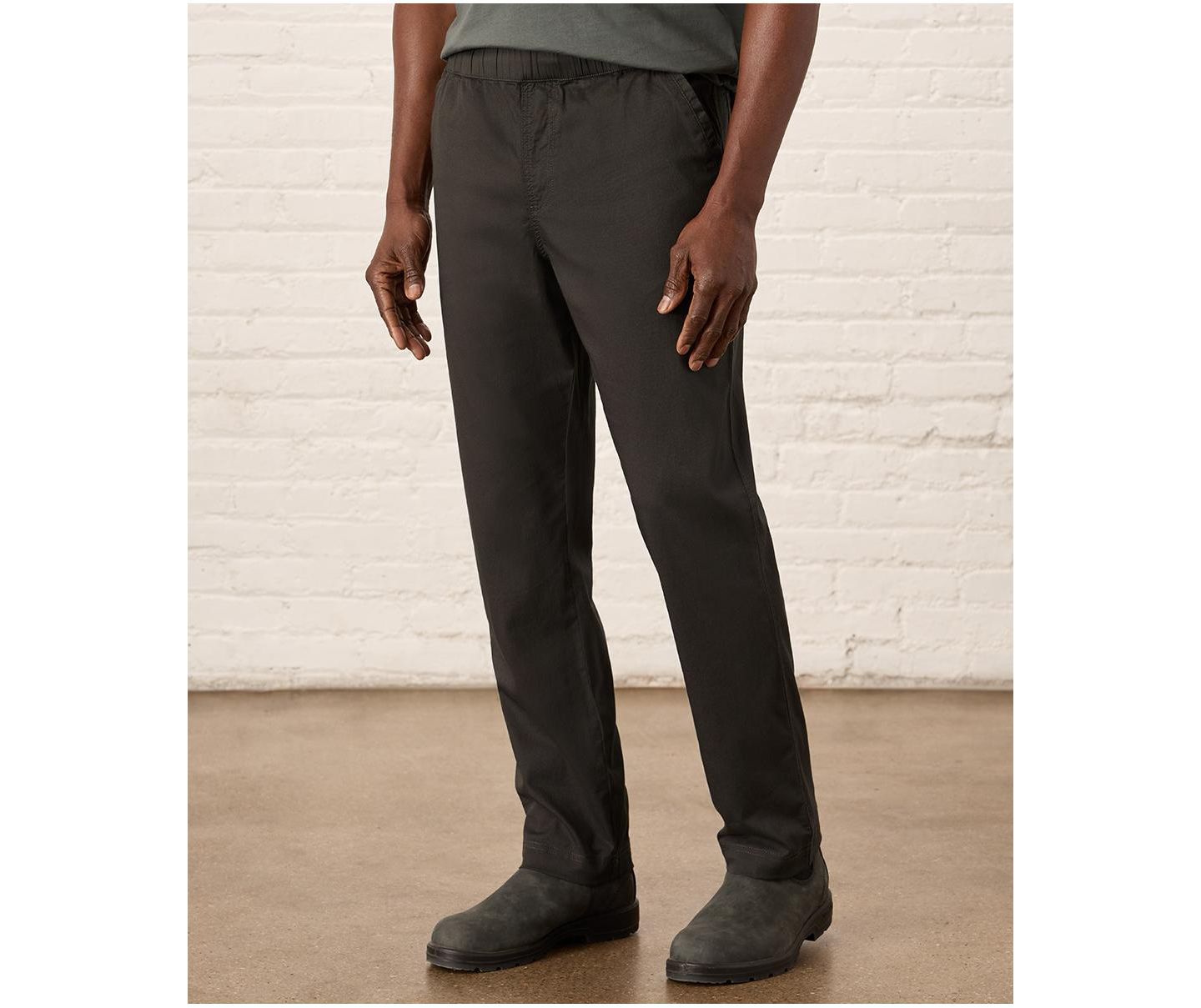 Мужские брюки Pact Organic Cotton Daily Twill Midweight Pant - 30" Inseam, цвет: Серый, вариант 1 — фото 1