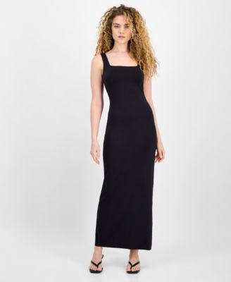 Women's Square Neck Sleeveless Maxi Dress, Exclusively at Macy's