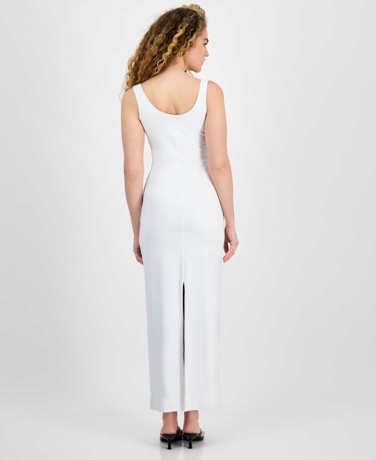 Bar Iii Women's Square Neck Sleeveless Maxi Dress, Exclusively At Macy's