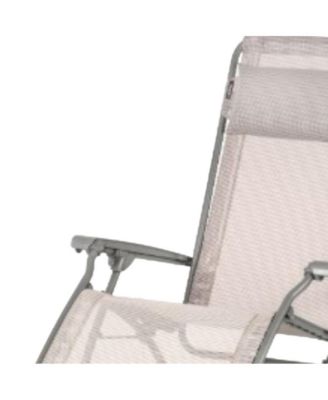 Durable Steel Zero Gravity Chair for Patio Poolside and Garden