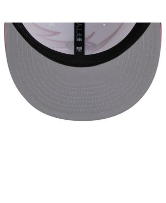 Men's Red/White Philadelphia Phillies Jagged 9FIFTY Snapback Hat