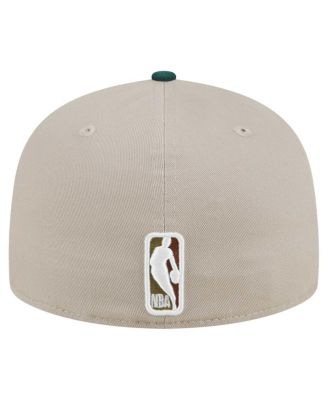 Men's Natural/Hunter Green Chicago Bulls Lifestyle Tree Bark 59FIFTY Fitted Hat