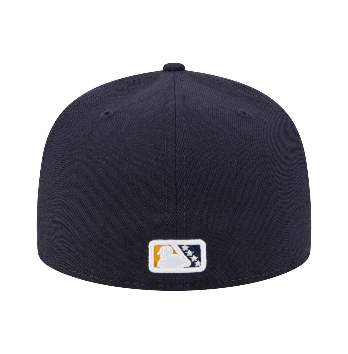 Мужская кепка New Era Navy Charleston RiverDogs Authentic Collection 59FIFTY Hat — фото 2