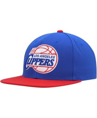 Men's Royal/Red LA Clippers Hardwood Classics Essentials 2.0 Snapback Hat
