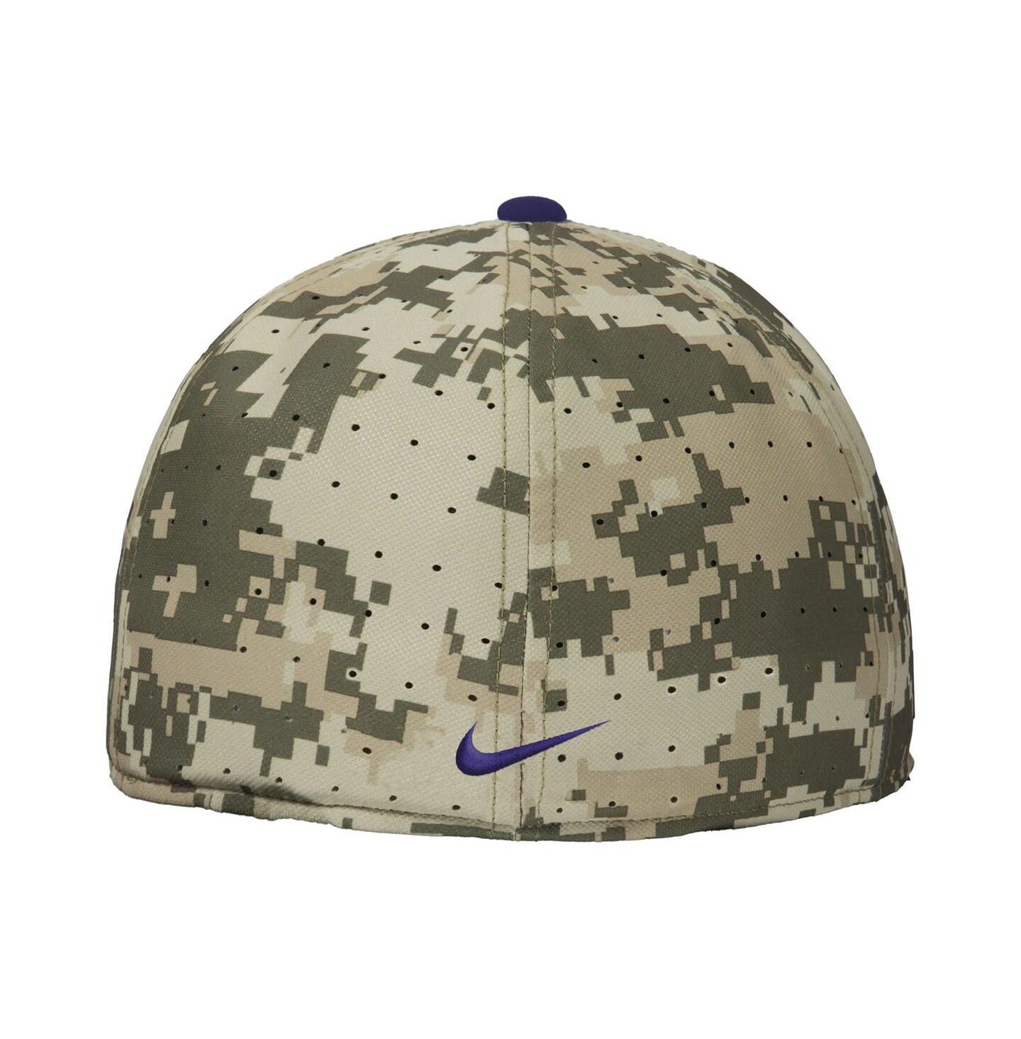 Мужская кепка Nike Digital Camo TCU Horned Frogs On-Field Baseball Performance Fitted Hat — фото 2
