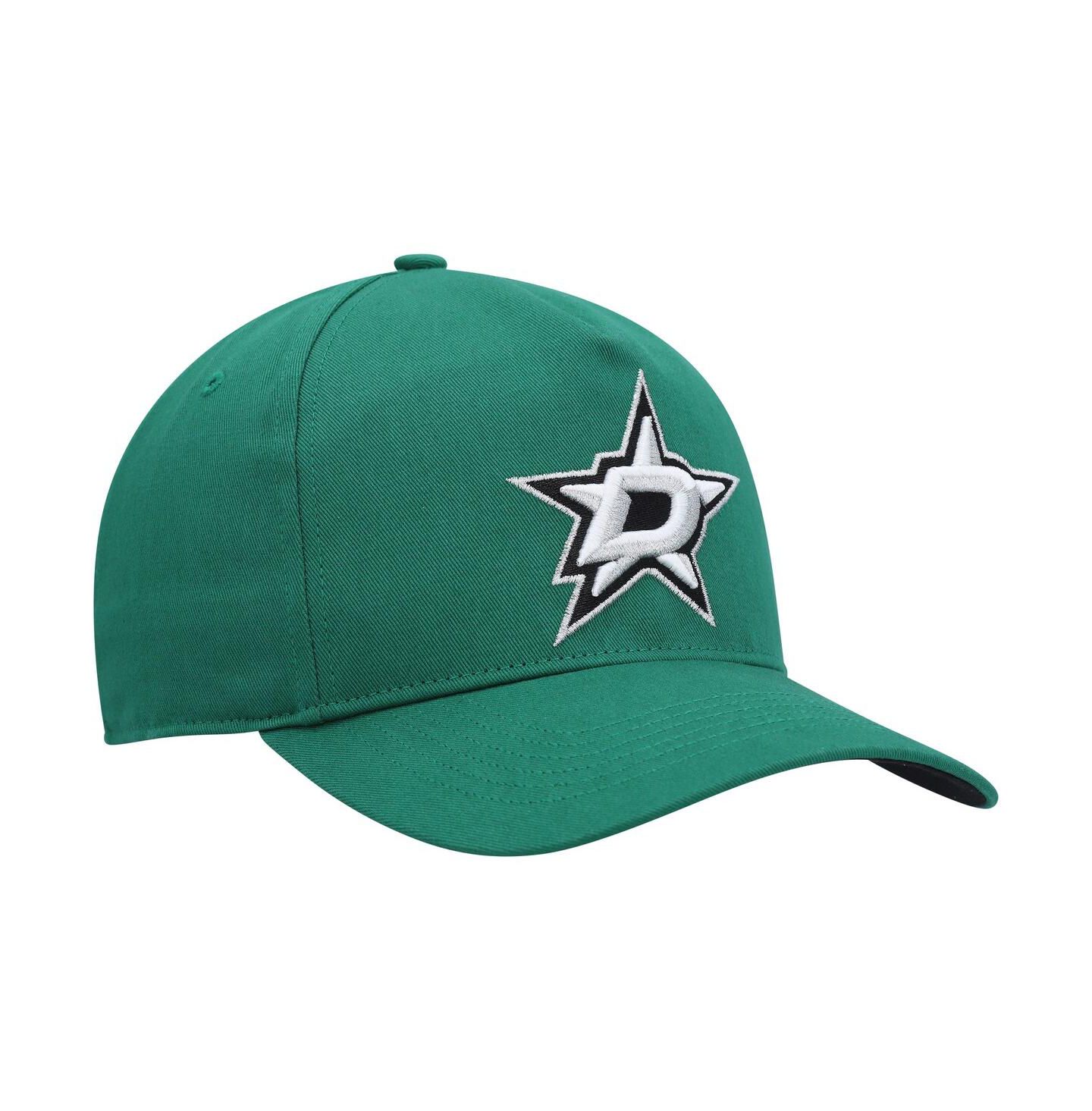 Мужская кепка '47 Brand Kelly Green Dallas Stars Primary Hitch Snapback Hat — фото 3