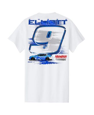 Men's White Chase Elliott Amazon Car T-Shirt