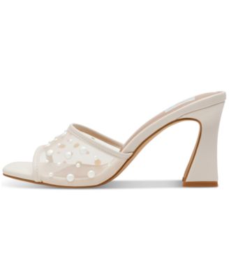 Women's Yossi Pearl Mesh Slide Dress Sandals