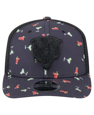 Men's&nbsp;Navy/Black Chicago Bears Adventure Drinks Pattern 9SEVENTY Stretch-Snap Hat