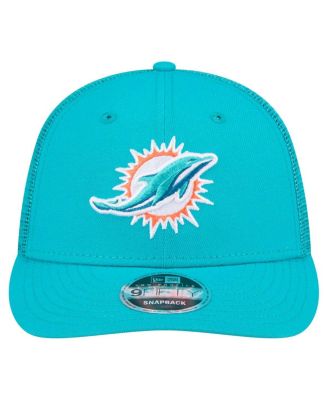 Men's Aqua Miami Dolphins Low Profile 9FIFTY Snapback Hat