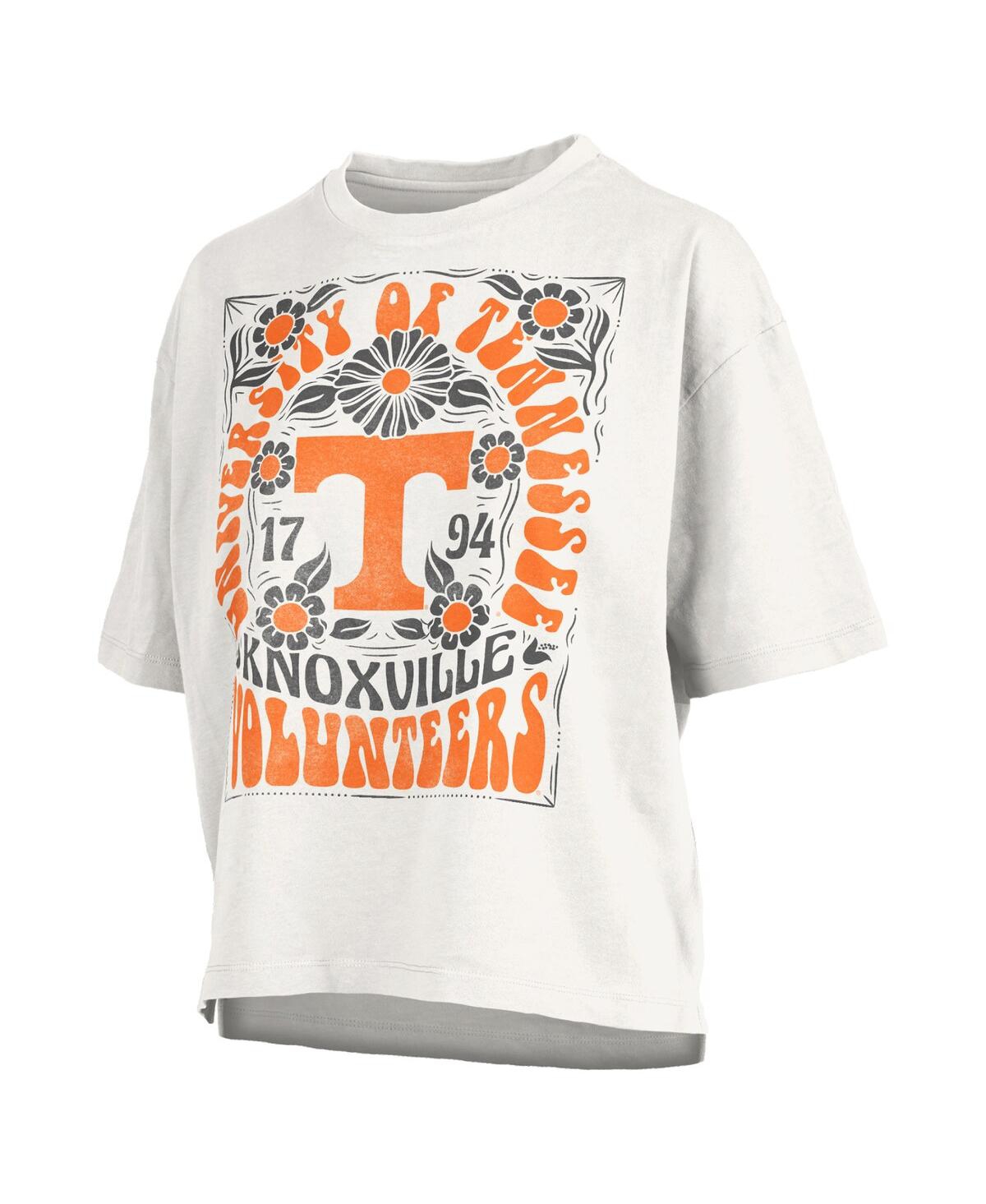 PRESSBOX WOMEN'S WHITE TENNESSEE VOLUNTEERS HARMONY OVERSIZED T-SHIRT