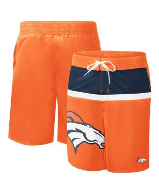G-III Sports by Carl Banks - Men's Orange Denver Broncos Sea Wind Swim Trunks