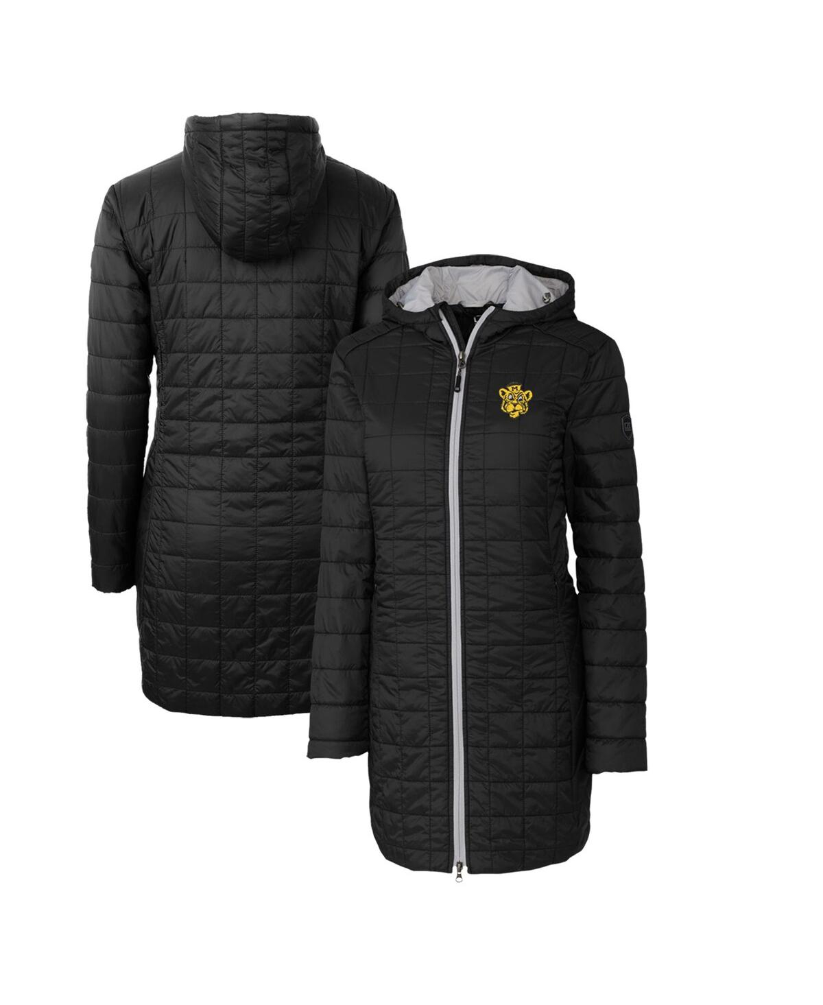 Women's Black Missouri Tigers Vault Rainier PrimaLoft Eco Hooded Long Coat - Black