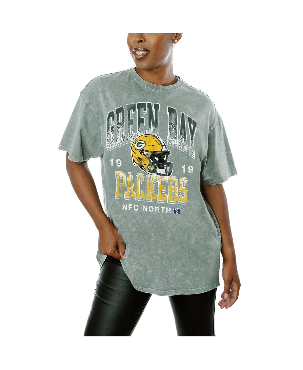 Shop Gameday Couture Women's Gray Green Bay Packers Nothing But The Best T-shirt