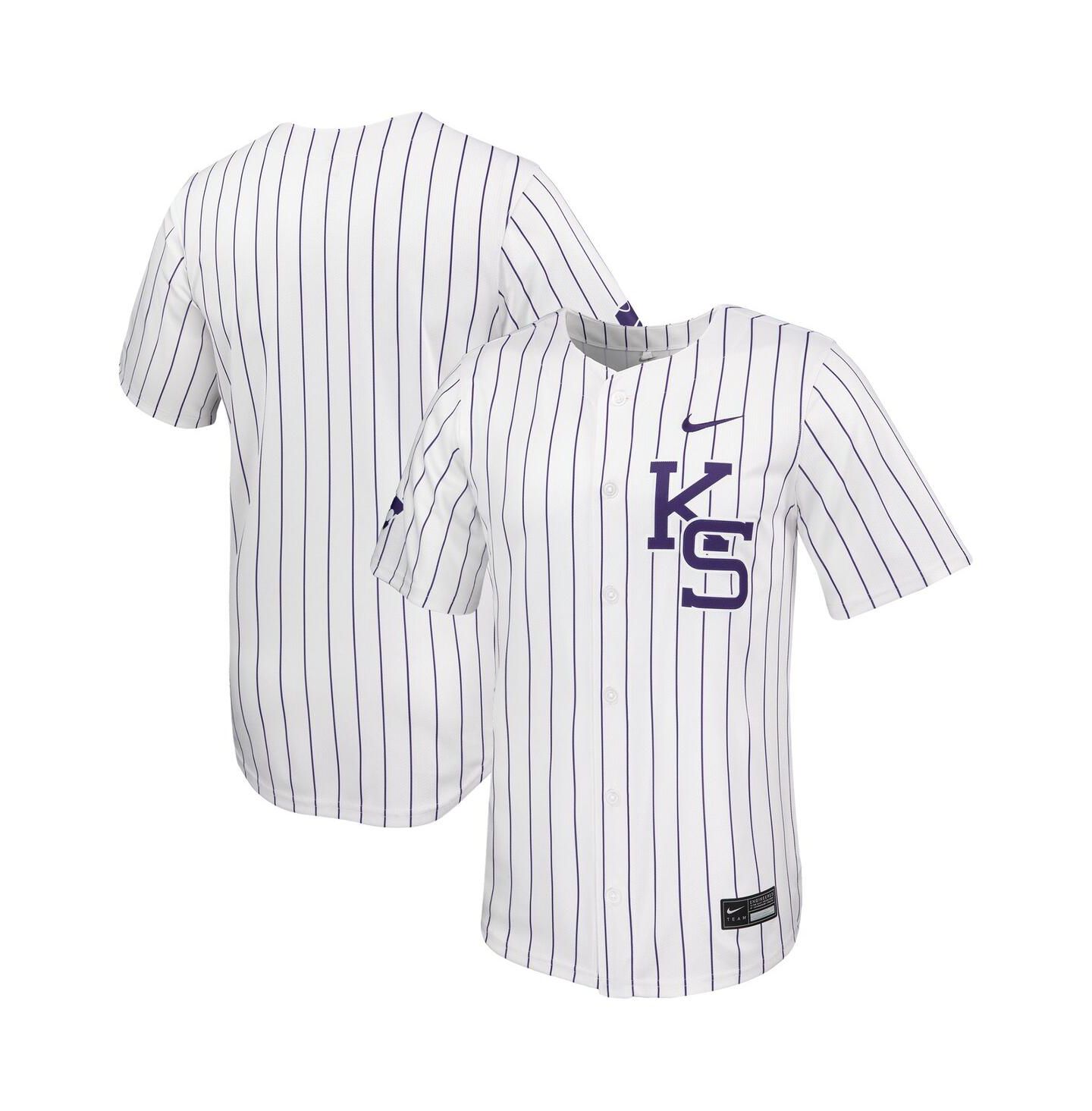 Мужской топ Nike White Kansas State Wildcats Limited Baseball Jersey — фото 1