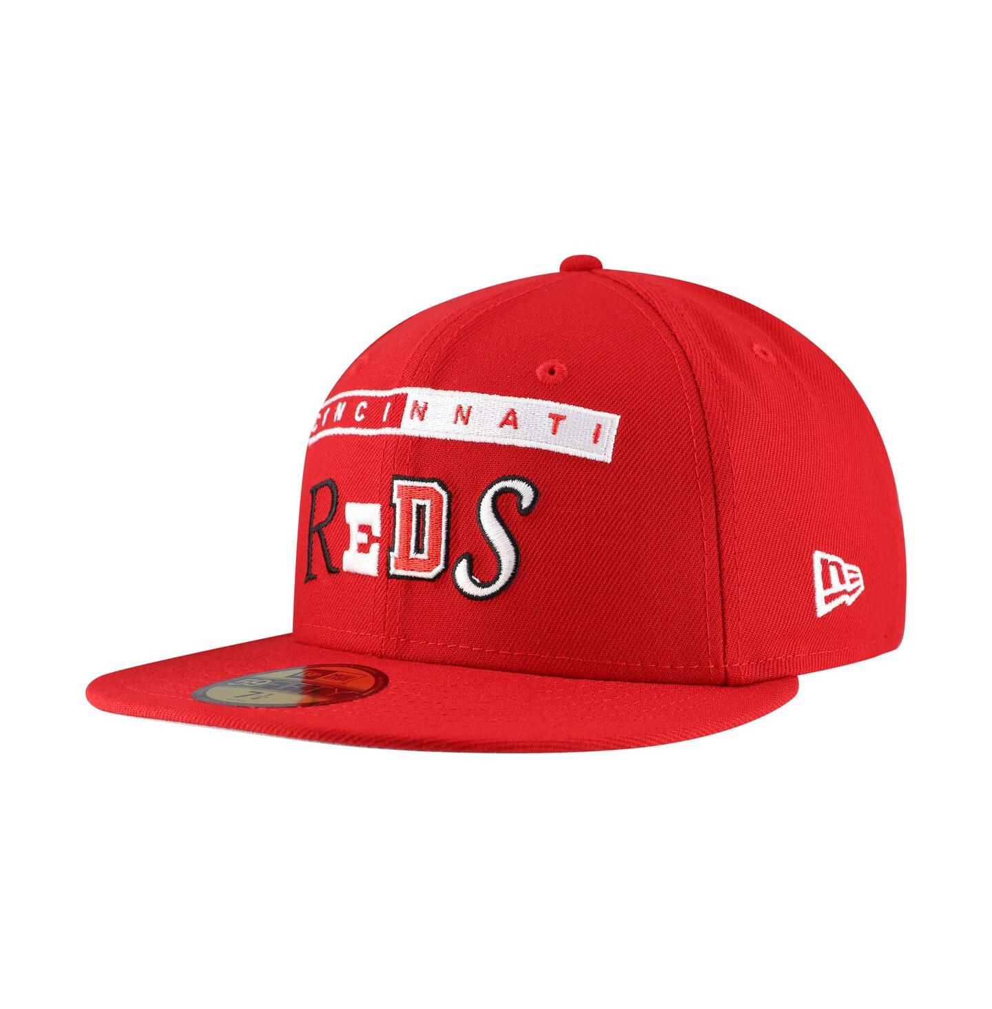 Мужская кепка New Era Red Cincinnati Reds Ransom 59FIFTY Hat — фото 1