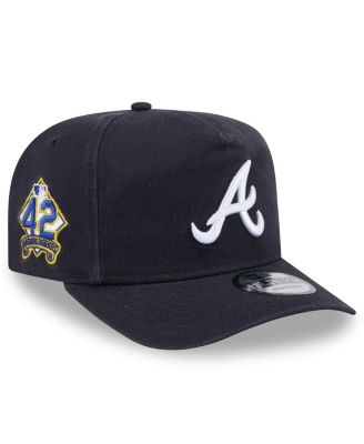 New Era - Men's Navy Atlanta Braves 2025 Jackie Robinson Day Golfer Adjustable Hat