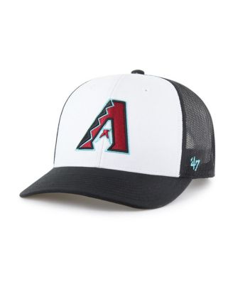 '47 Brand - White/Black Arizona Diamondbacks Freshman Trucker Adjustable Hat