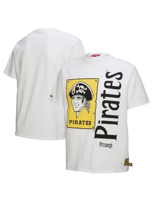 Mitchell & Ness - Women's White Pittsburgh Pirates Cooperstown Collection Boyfriend T-Shirt