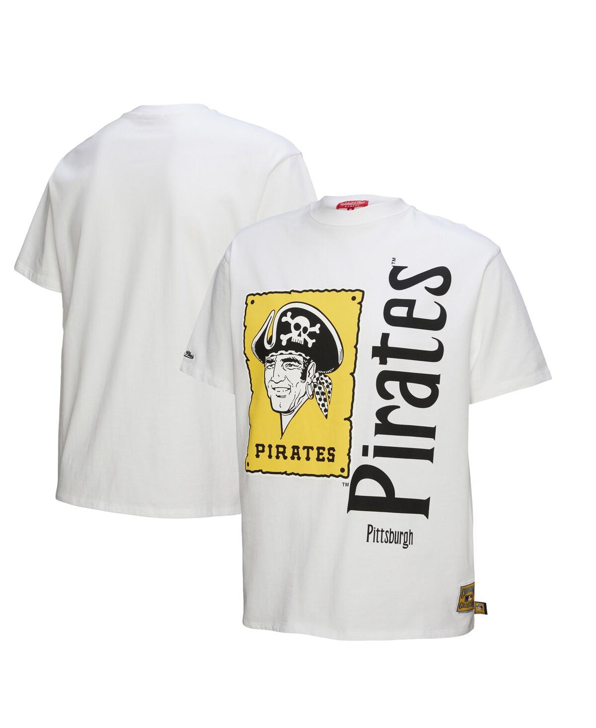 Women's White Pittsburgh Pirates Cooperstown Collection Boyfriend T-Shirt - White