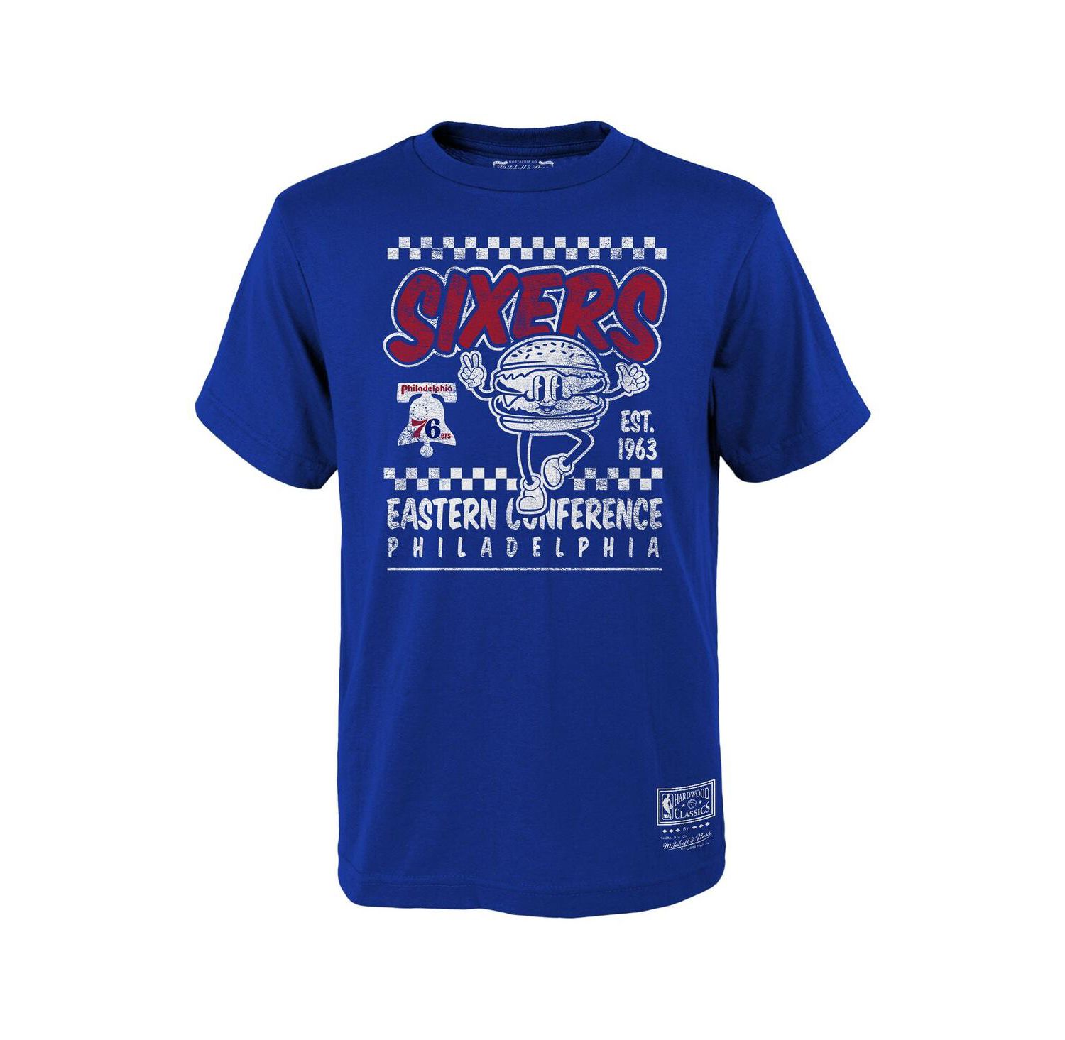 Big Boys and Girls Royal Philadelphia 76ers Concession Food Character T-Shirt
