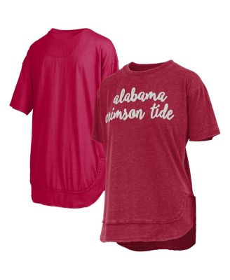 Pressbox - Women's Crimson Alabama Crimson Tide Poncho T-Shirt