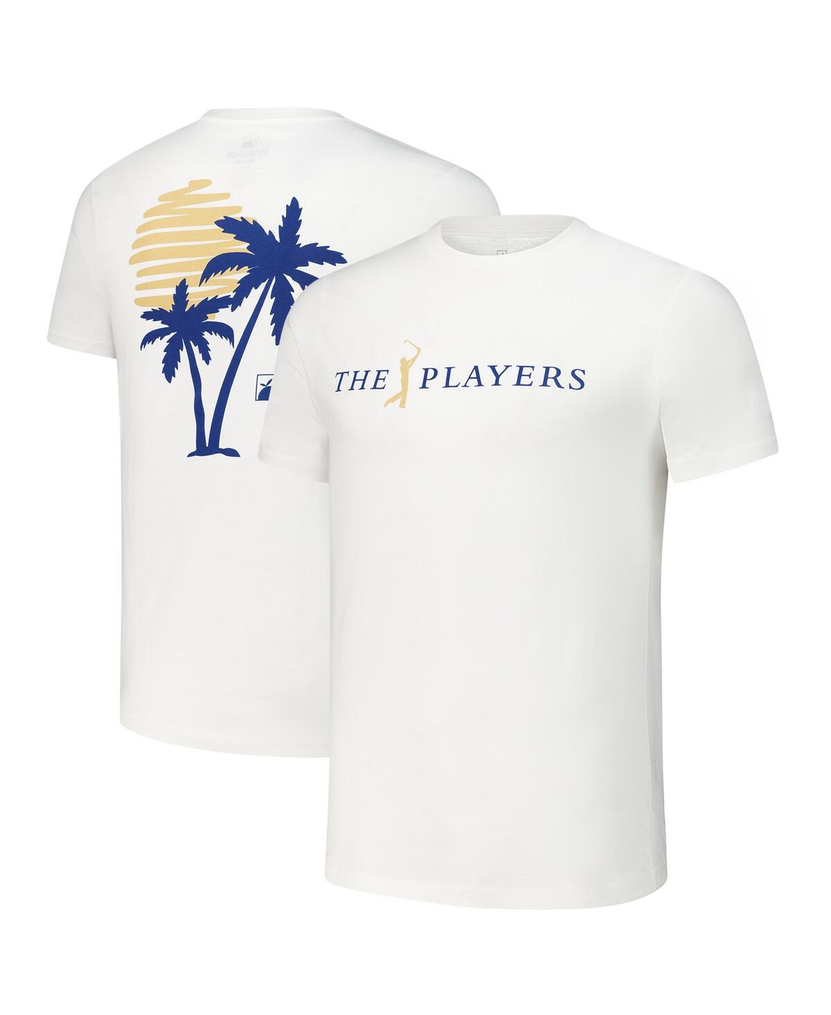 Men's and Women's White The Players Sun Palms T-Shirt - White
