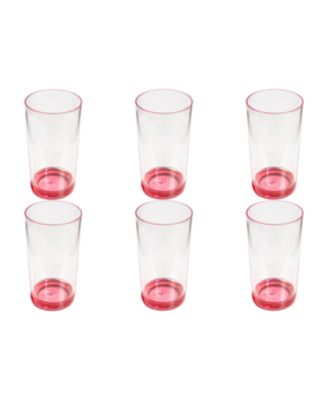 Color Base Jumbo Glasses, Set of 6