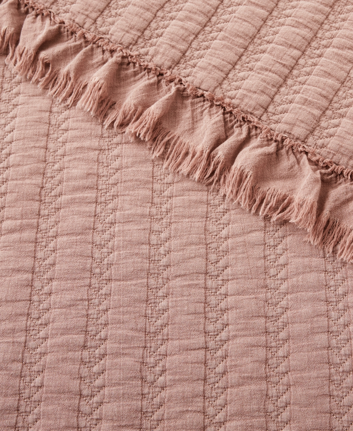 Levtex Wilhemina Stone Washed Quilted Throw, 50" x 60"