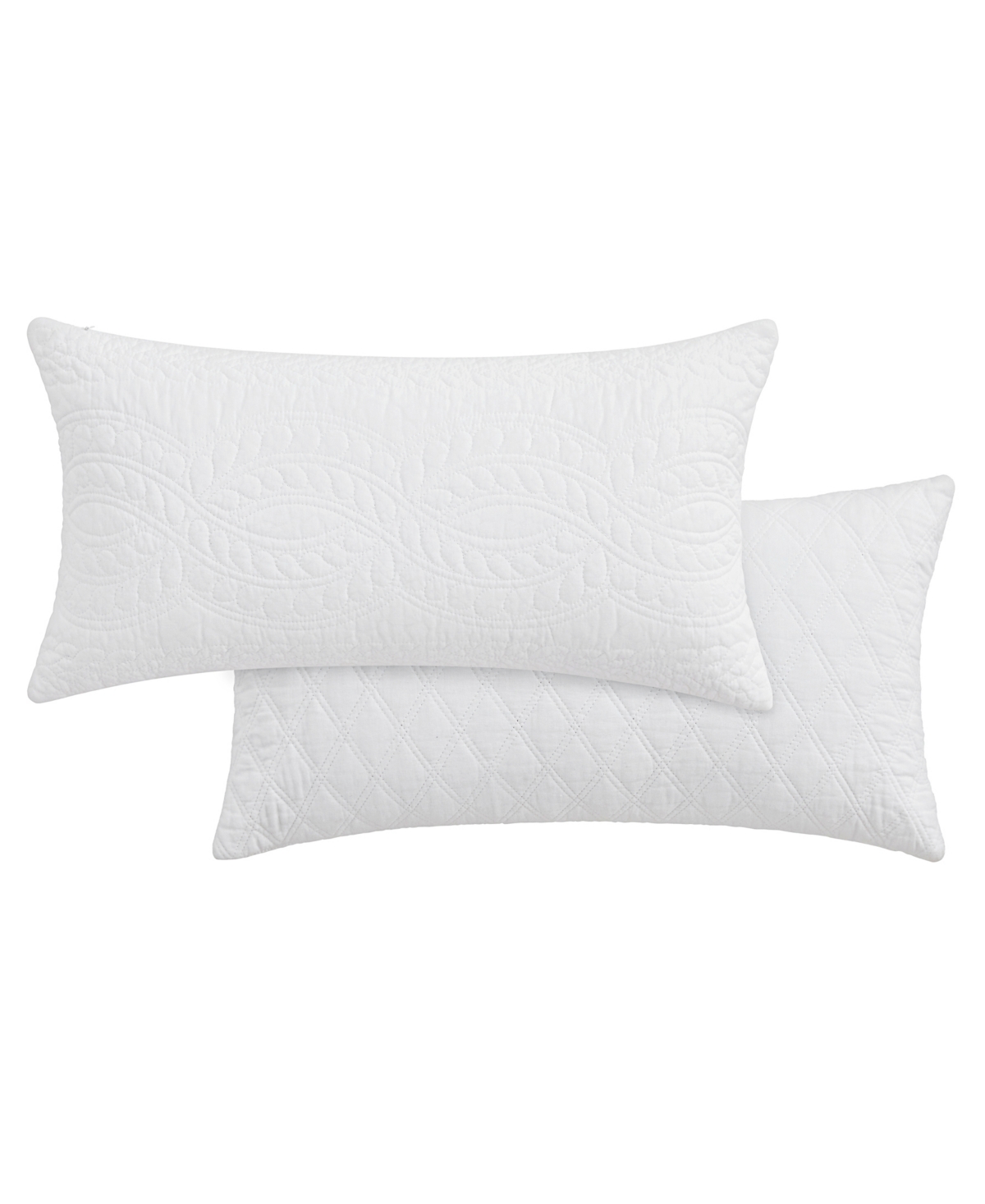 Levtex Ballou Quilted Decorative Pillow Set, 12" X 24"