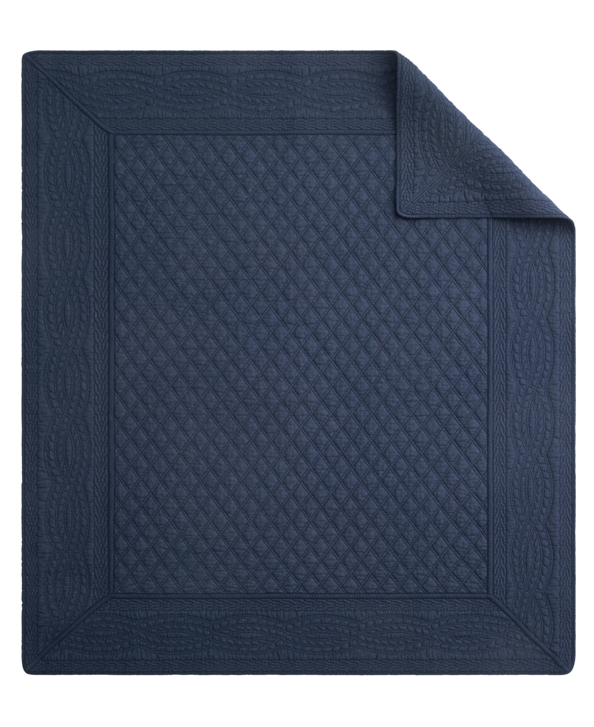 Levtex Ballou Enzyme Washed Quilted Throw, 50" x 60"